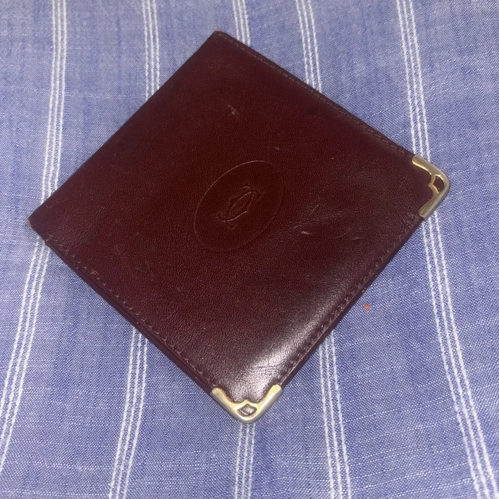 Cartier Brown and Gold Money Clip